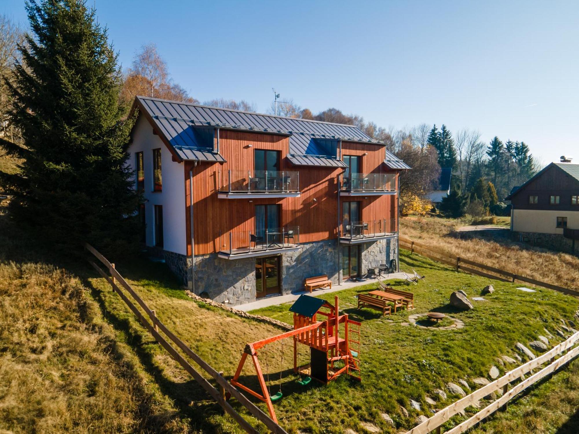 Chata Smrcka Železná Ruda Buitenkant foto